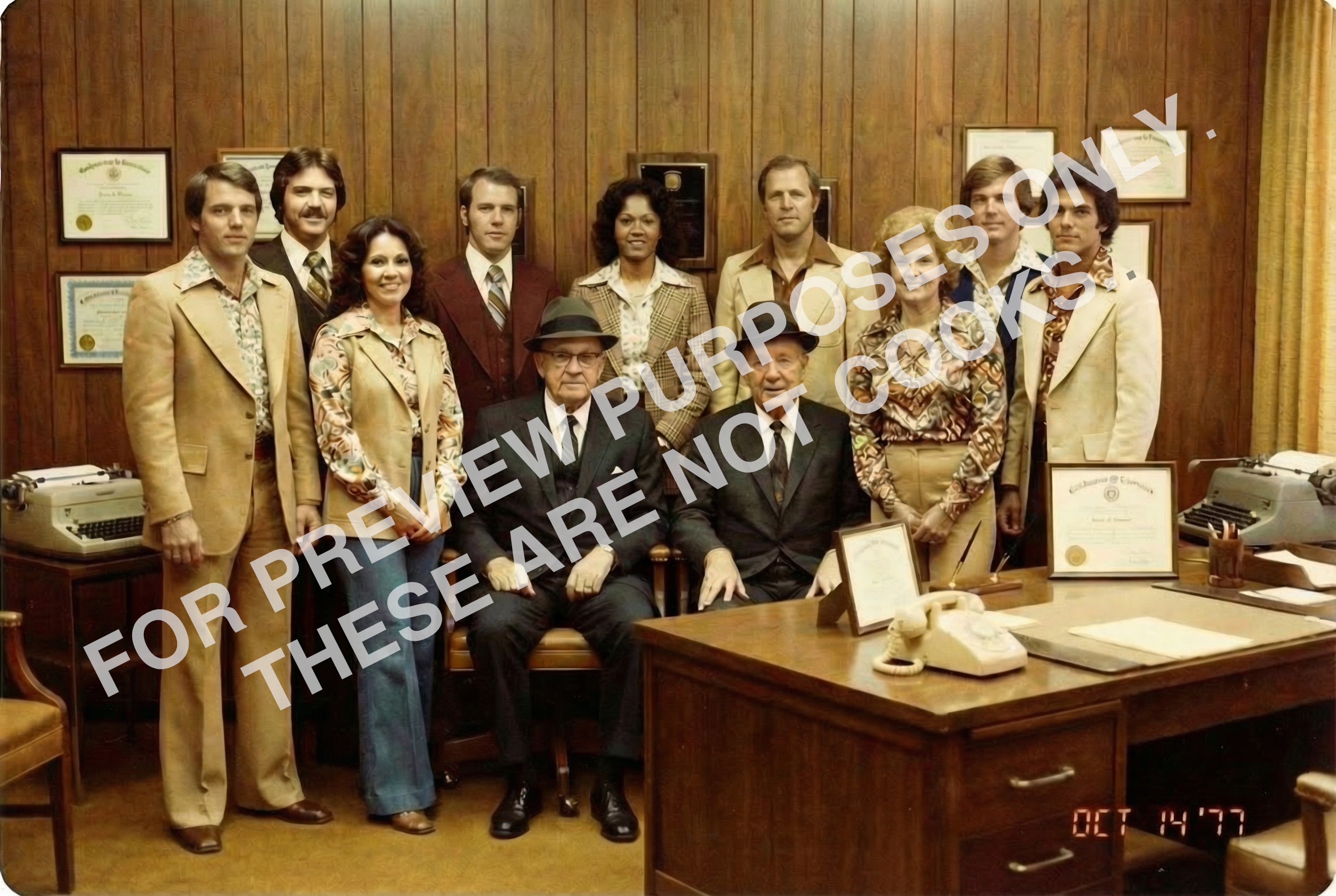 The CBS Canada team during the company's growth years